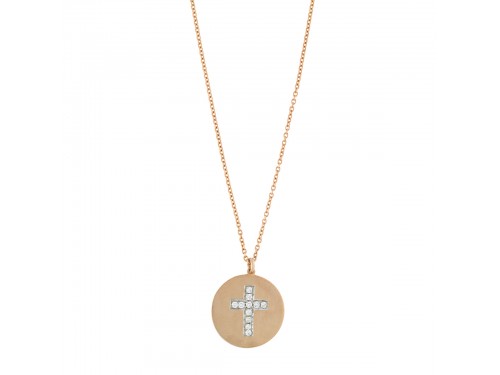 Cross Medal Necklace